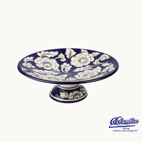 Gardenia Pedestal Fruit Plate